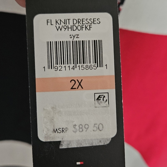 Colorblock Hoodie with Red, White, and Black - Picture 2 of 2